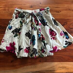 Flint & moss floral a line circle skirt